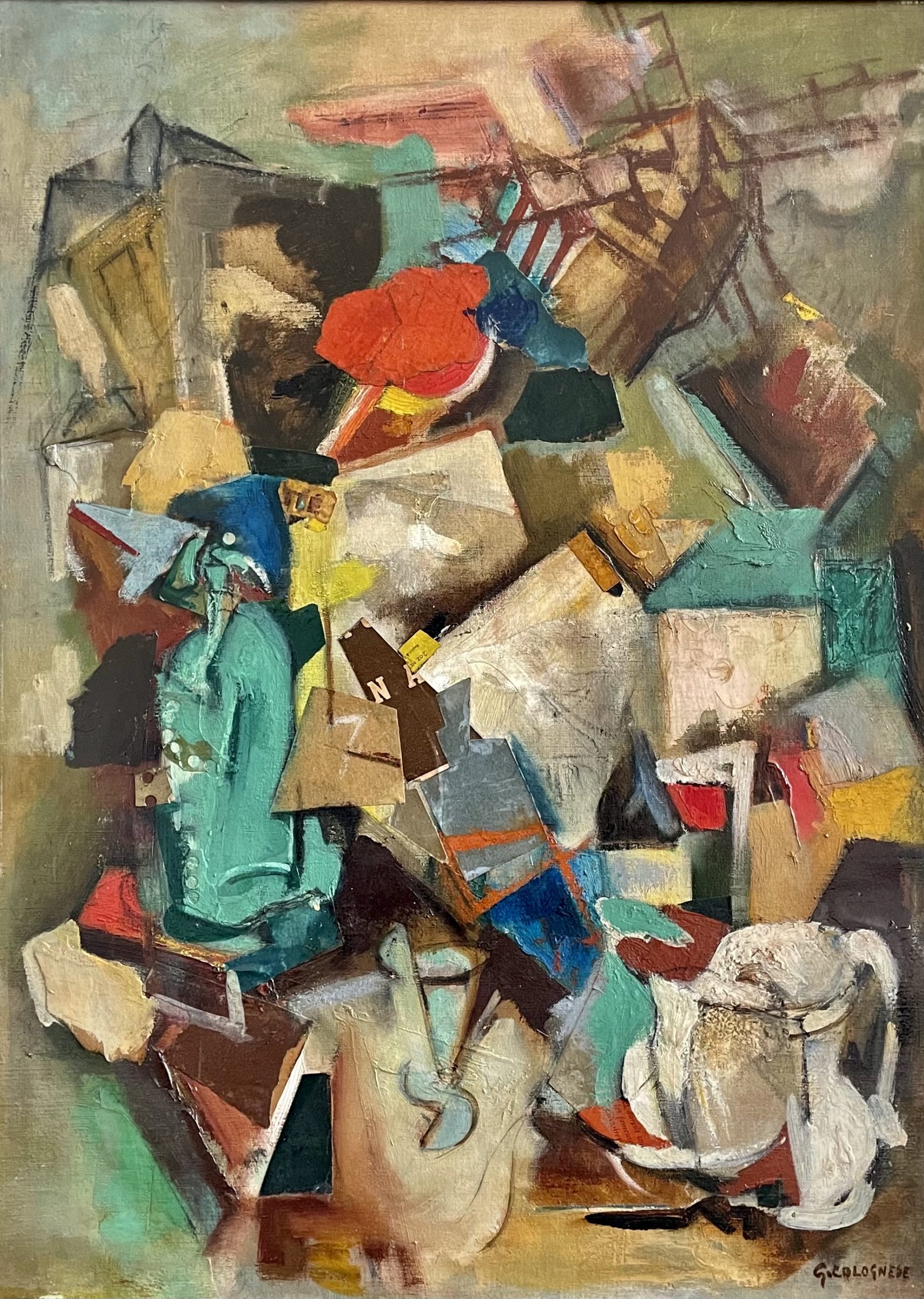 Giovanni Colognese (1901 - 1994), oil on canvas, 46 x 60 cm