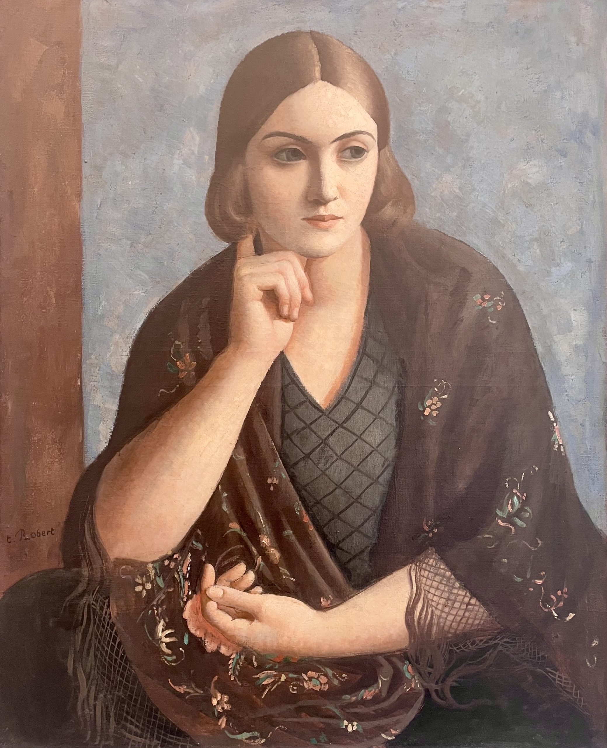 Théophile Robert, oli on canvas, signed, from 1921, published, 65 x 80 cm